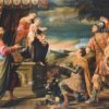 Pietro Maria Bagnatore, (Orzinuovi, 1550 – Brescia, 1627) – “L’offerta di Orzinuovi a Maria Vergine” - Orzinuovi (BS) - Municipio – Restauro 1990